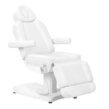 Azzurro 803Da Electric Beauty Chair, 3 Motors, White
