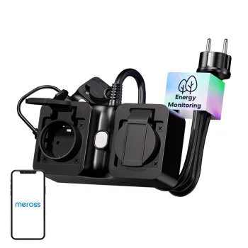 Meross MOP320MA-EU Smart Outdoor WiFi Power Strip IP44 (Matter)