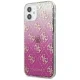 Guess iPhone 12 mini Case 4G Gradient, Pink