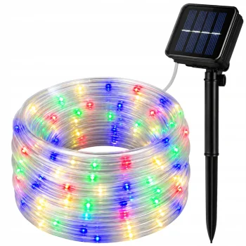 Solar LED Garden String Lights 7m, 50 LED, Multicolor, 8 Modes
