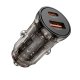Tech-Protect CC01 45W 2-portu USB-A / USB-C automašīnas lādētājs – melns | Phone Car Charger