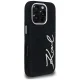 Karl Lagerfeld iPhone 16 Pro Case Signature Denim MagSafe - Black