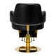 Gabbiano Linz NQ Hydraulic Hairdressing Chair Black and Gold