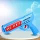 Toy Glider Airplane with Launcher Gun and LED Lights, Blue