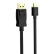 Orico XD-MDTH4 Mini DisplayPort to HDMI Cable, 4K 30Hz, 3m, Black