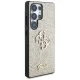 Guess Fixed Glitter Big 4G Metal Logo case for Samsung Galaxy S25 Ultra, gold