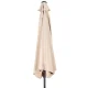 Half Patio Umbrella for Balcony and Terrace 2.7m MultiGarden, Beige