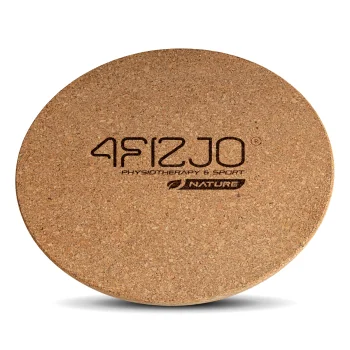 4FIZJO Cork Balance Disc 30 x 10 cm, Brown