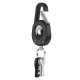 Tech-Protect Slidelock Carabiner Keychain Case for Apple AirTag 1/2, Black