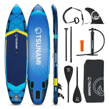 TSUNAMI T13 Inflatable SUP Paddle Board, 350 x 86 x 15 cm, Multicolor
