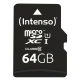 Intenso 64GB microSDXC UHS-I Premium Memory Card with Adapter
