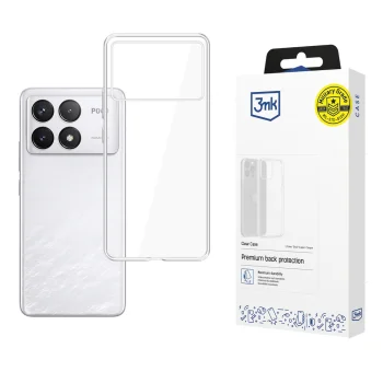 3Mk Protection Clear Case for Xiaomi Poco F6 Pro, Transparent
