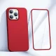 Joyroom 360 Full Case with Tempered Glass for iPhone 13 Pro Max JR-BP928, Red