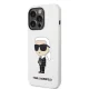 Karl Lagerfeld Silicone Ikonik Case for iPhone 14 Pro White