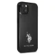 Apple iPhone 13 mini 5.4\'\' US Polo Horses Logo Case Cover (USHCP13SUMHK), Black