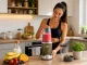 Countertop Blender for Smoothies and Shakes 600W with 3 Cups, Grey/Green