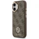 Guess iPhone 17 Case 4G Strass Logo MagSafe, Brown