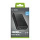 Puro Fast Power Bank 20000 mAh, Black