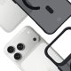 3mk Smoke MagCase for iPhone 17 Pro Max, Black Semi-Transparent