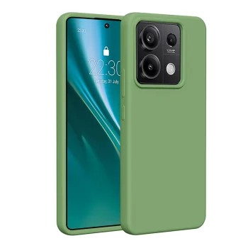 Etteri Silicone Case for Xiaomi Redmi Note 13 Pro 5G, Light Green