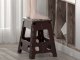 Durable Folding Step Stool Chair – Portable 39 cm Stool, Black