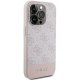 Guess 4G Stripe Collection case for iPhone 15 Pro - pink