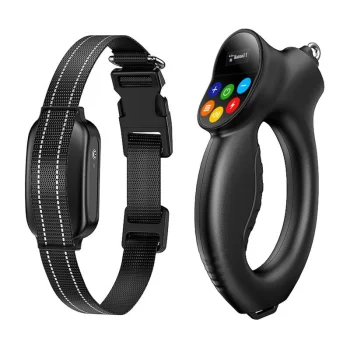Rojeco PD800 Electric Dog Training Bark Collar, Black