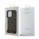 Guess 4G Bottom Stripe Phone Case Cover iPhone 16 Pro Max - brown