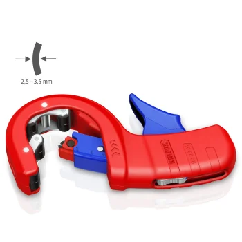 KNIPEX DPT50 Pipe Cutter for Plastic Pipes Ø 32–50 mm