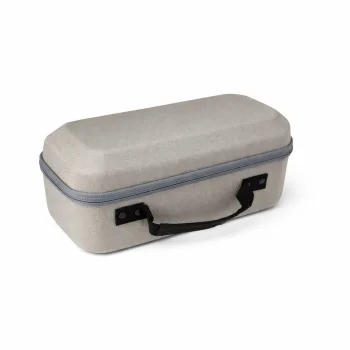 Waterproof Projector Case Hard Shell EVA Travel Carrying Bag for Portable Projectors, Light Beige