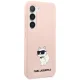 Karl Lagerfeld Silicone Case for Samsung Galaxy S23 S911 Pink