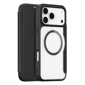 Dux Ducis Skin X Pro Phone Case Cover iPhone 17 Pro Max with Wallet, MagSafe Compatible - Black