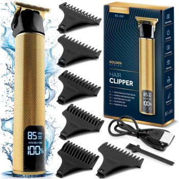 Berdsen BD-260 Professional Hair Clippers for Men Barber Master, Gold