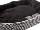 Soft Plush Pet Bed with Cushion, 70x55 cm