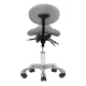 Giovanni 1025 Hydraulic Cosmetic Stool, Grey