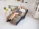 Inflatable Lounge Chair with Armrests and Pump