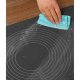 Non-slip Silicone Pastry Baking Dough Rolling Mat (70x50cm) + Pastry Roller Confectionery Silicone (38cm)
