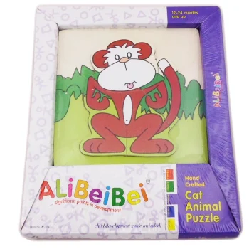 Bakalu Wooden Puzzle Monkey (4 pieces)