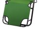 Garden Beach Deck Chair Folding Sunbed with with Headrest, Green