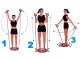 Rotating Twister Board with Resistance Bands and Foot Massage, Orange