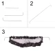 Fold Down Safety Bed Rail Guard 200 cm, Black