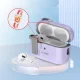 Tech-Protect Slim Hook Case for Apple AirPods Pro 1 / 2 with Carabiner, Purple