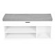 ModernHome WYJ-249 Shoe Cabinet with Seat and 3 Shelves, White