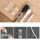 Cable organizer clip 20pcs bl