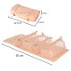 4-in-1 Roll-Up Travel Toiletry Bag with Detachable Pouches, Pink