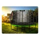 Neo-Sport Garden Trampoline 435 cm (14 ft) with Inner Net and Ladder, Green
