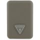 Guess Grained Triangle Power Bank with MagSafe 5000mAh 15W USB-C - Brown