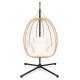 Hanging Egg Chair MultiGarden, freestanding swing up to 120 kg, cushions included