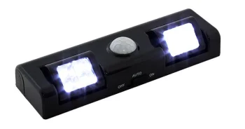 Wireless 8 LED Light with Motion Sensor, Black