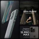 Spigen iPhone 15 Pro Max Case Rugged Armor MagSafe, Dark Green